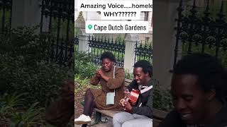 Video thumbnail of "Homeless woman #singing her heart out in the park #cover #vocals #tiktok #vocaltv #roadto100k"