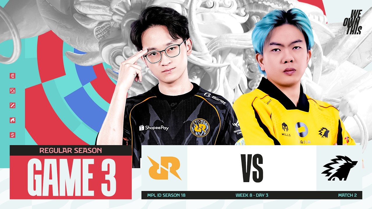 RRQ vs ONIC | Regular Season Week 8 Day 3 | Game 3 | #MPLIDS18