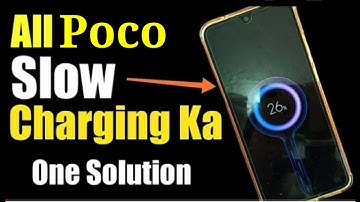 Poco phone slow charging problem | poco C3 charging problem | poco battery draw problem