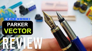 Parker Vector (Metallix) vs Jinhao X450 Review | Which one is better ? *4k60fps*