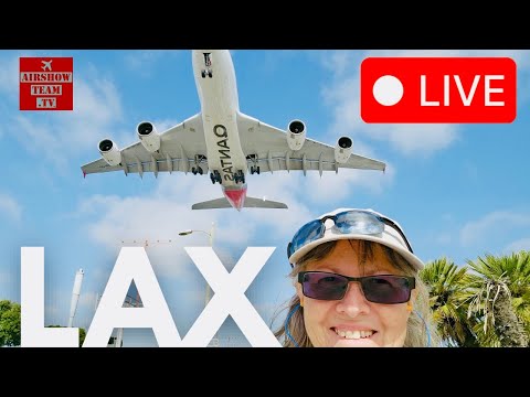 LIVE LAX Airport Close-Up #Planespotting next to Runway July 27, 2025