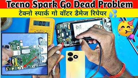 Tecno Spark Go 2024 Water Damage Repair Guide