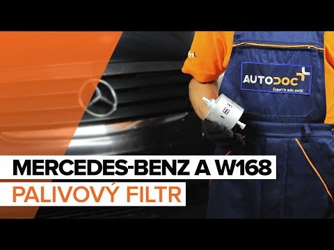 Jak vyměnit palivový filtr na MERCEDES-BENZ A W168 [NÁVOD]