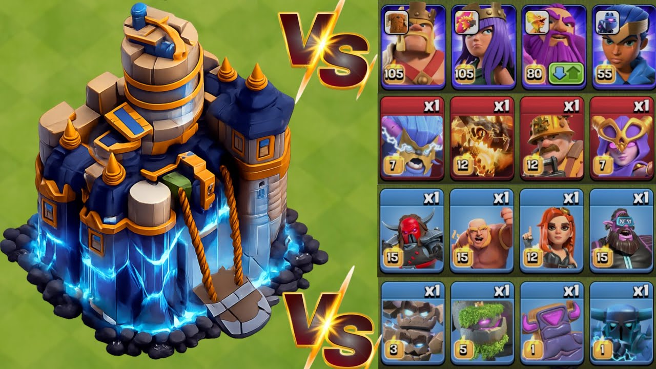 TOWN HALL 18 🏰 VS ALL TROOPS 😱🔥 | EPIC BATTLE 