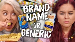 Ultimate BRAND NAME vs. GENERIC Food Challenge! (Cheat Day)
