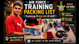 Training Packing List Airforce 😱 Agniveervayu Must Carry Items Before Training ||Complete Guidance||