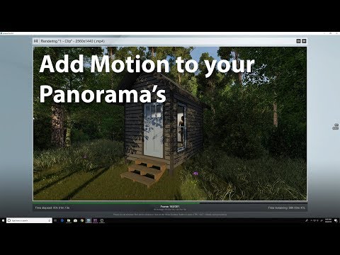 Create Animated 360 VR video from Lumion panorama