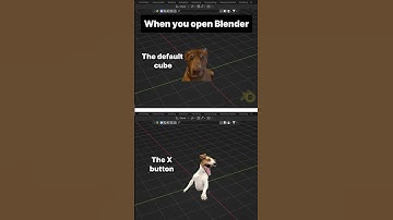 The default cube when you open blender 😅. #3d #blender #satisfying #blender3d #likes