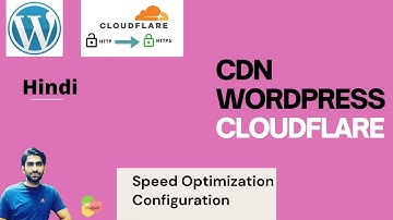 CDN for WordPress Website With Cloudflare Configuration-Speed Optimization-Hindi