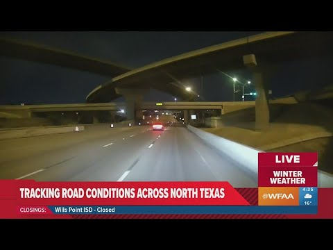 DFW arctic blast: Tuesday morning forecast, road conditions - YouTube