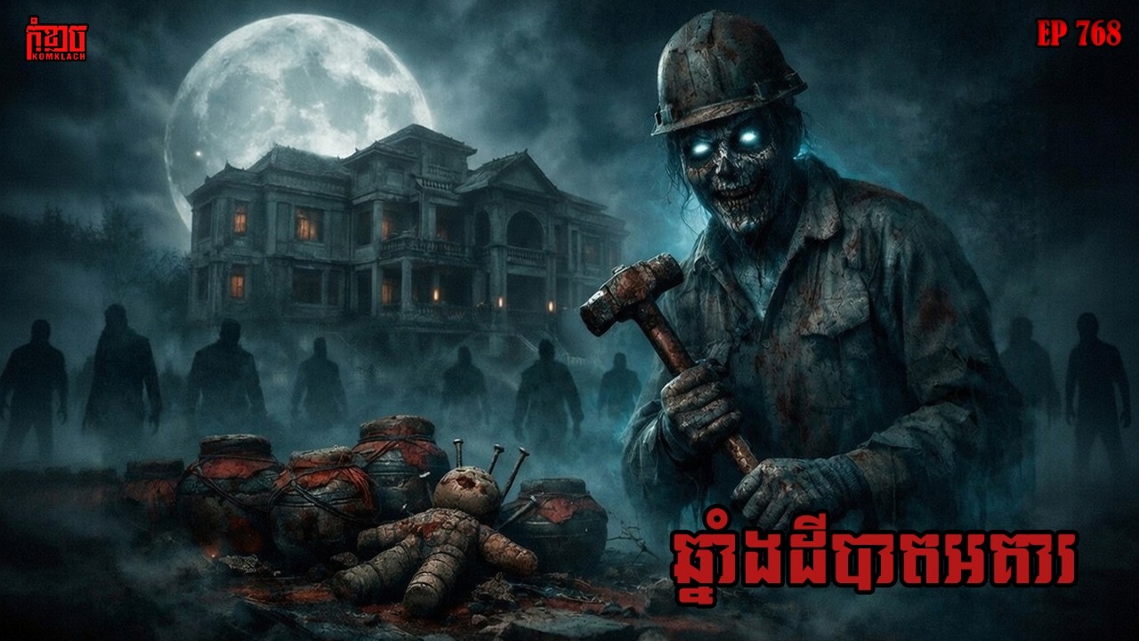 ឆ្នាំងដីបាតអគារ | កុំខ្លាច-KOMKLACH | Ghost Stories | និទានរឿងខ្មោច EP768