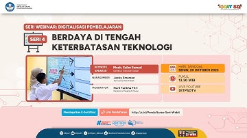 Webinar Seri 4: Berdaya di Tengah Keterbatasan Teknologi