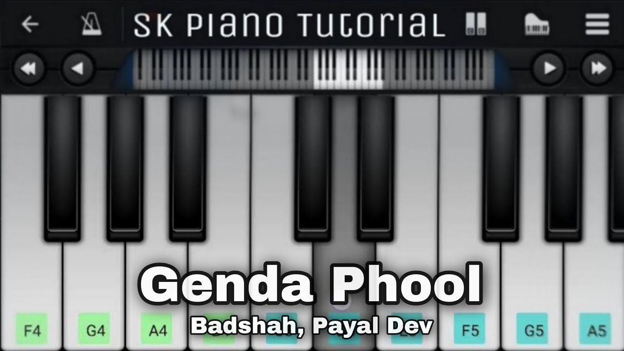 Genda Phool - Badshah, Payal Dev | EASY Piano Tutorial