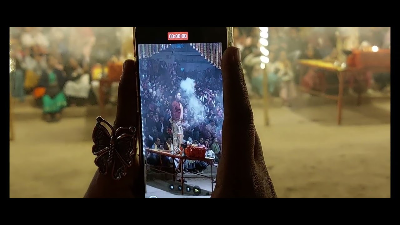 Ganga Aarti at Assi Ghaat, Varanasi. 