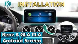 Mercedes Benz GLA CLA A X156 W176 W117 C117 Android Screen Install DIY | Koason 10.25' Display