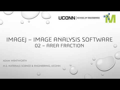 Imagej Area Fraction Measurement Metallography Youtube