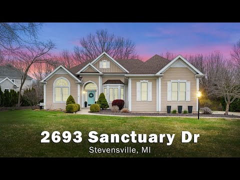 2693 Sanctuary Dr, Stevensville, MI home video tour