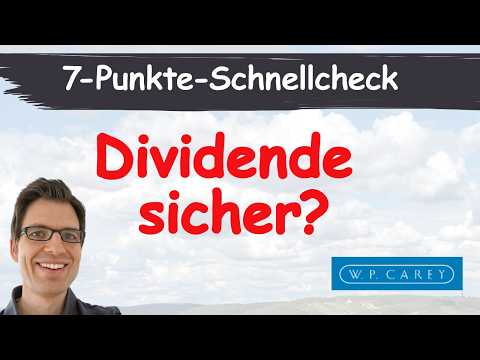 REIT W.P. Carey Aktienanalyse 2026: Dividende sicher? Jetzt günstig?