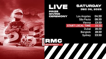 RMC Grand Finals 2025 – Prize Giving Ceremony | LIVE from Bahrain