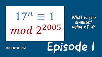 Order of an Element in Math Olympiad Number Theory - EPISODE 1