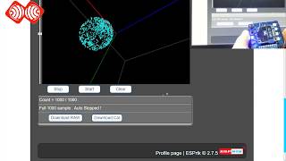 Using Calibration Helper to get Raw magnetometer data .txt orr .svc on MPU9250. screenshot 1