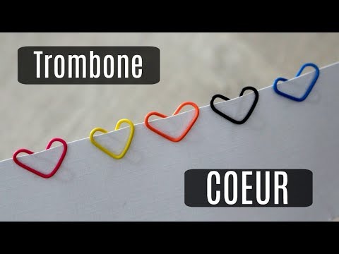 Vidéo: Comment Faire Un Coeur Avec Des Trombones