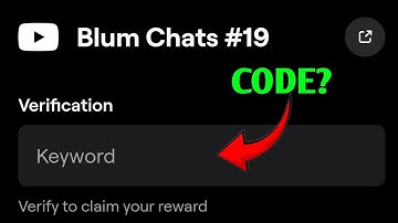 Blum Chats #19 Blum Video code | Blum Academy code | Blum Today video code