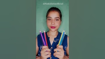 Makeup with Colour Pencils😱 #shorts #viral #tips #hacks #beauty #makeup