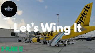A319 to Philly. Let&#39;s Vibe | #SpiritAirlines #ToLissA319 #XPlane12