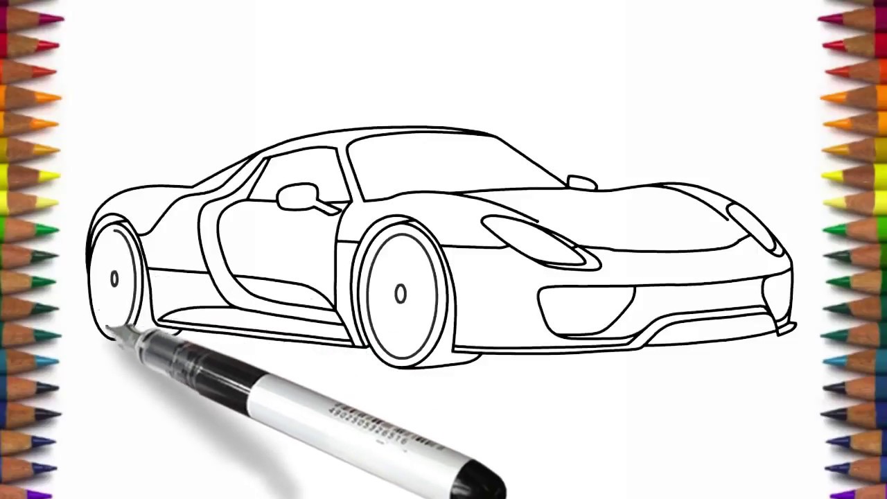 Porsche 911  Realistic Drawing  Share your work  Affinity  Forum