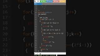 reverse hollow pyramid pattern