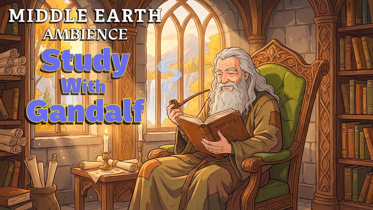Rivendell Study Ambience | Gandalf's 3 Hour Focus Mix
