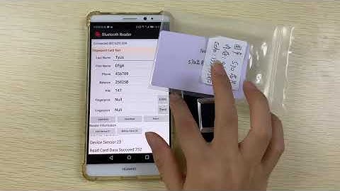 FRT1015 fingerprint reader NFC card read and match