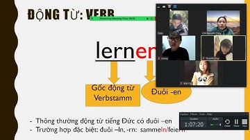 1 Personalpronomen und Verben - Đại từ nhân xưng và động từ tiếng Đức