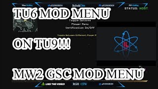 [MW2/TU9/GSC]Dude Its Brian's TU6 Mod Menu On TU9 GSC With Infinity Loader GSC Compilier