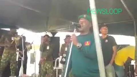 channels television! This Nigeria Army Sing like Wasiu Ayinde on Stage