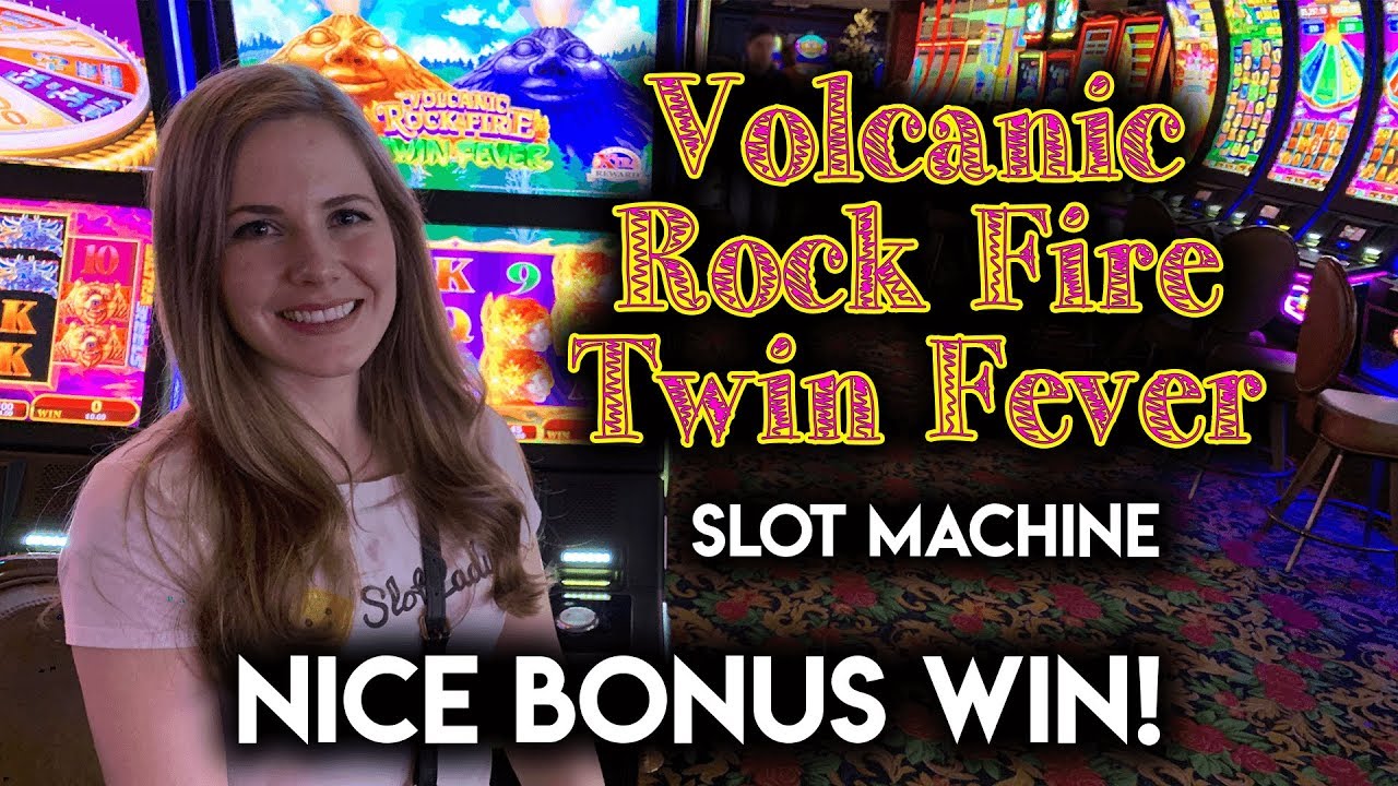 Volcanic Rock Fire Twin Fever Slot Machine! BONUS! Great Comeback WIN