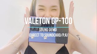 [guitarandgears.com] Valeton GP100 Sound Demo (Clean, Chorus, Overdrive, Lead, Metal, Acoustic Sim.)