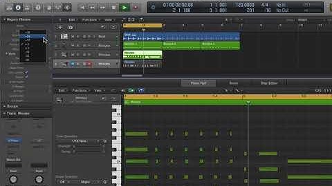 Logic Pro X  Region Inspector