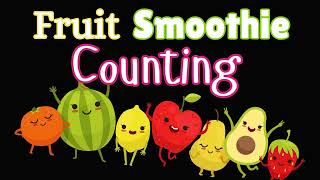 🍓 SUPER CUTE Fruit Counting Sensory Video | Learn Fruits & Counting to 15 with Fun Music 🍓