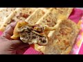 Galettes moelleuses farcies au poulet haché et au fromage 