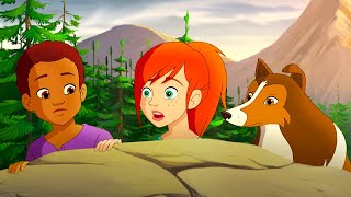 Мультик  ЛЕССИ 🐕  - Лесной Пожар 🔥🔥 (6 серия) Мультфильм про животных!