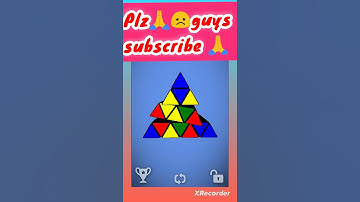 Pyraminx cube New pattern Challenge #shorts #short #viral #viralshorts #gwsonuyt #trending#a.k cuber