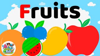 Learn Fruits names Kids vocabulary Learn Fruits for Kids