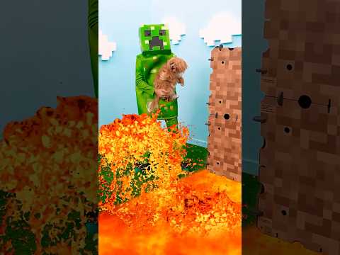 Oliver vs Lava Trap in Minecraft