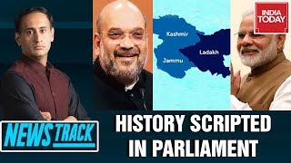 Article 370 Powers Gone, J&K To Become 2 Union Territories  | Newstrack With Rahul Kanwal