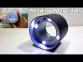 reading magnifying glass with led light for old people | rechargeable magnifier glass with led light