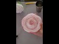 How to make a beautiful paper rose flower 🌹 #easydiy #papercraft #paperflower #craft #paperrose