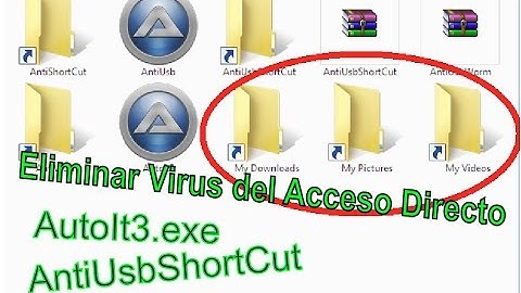Eliminar Virus del Acceso Directo - "AntiUsbShortCut" - (► Diciembre 2016)