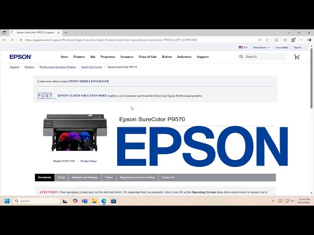 How To Install and Setup Epson SureColor P9570 Printer [Guide